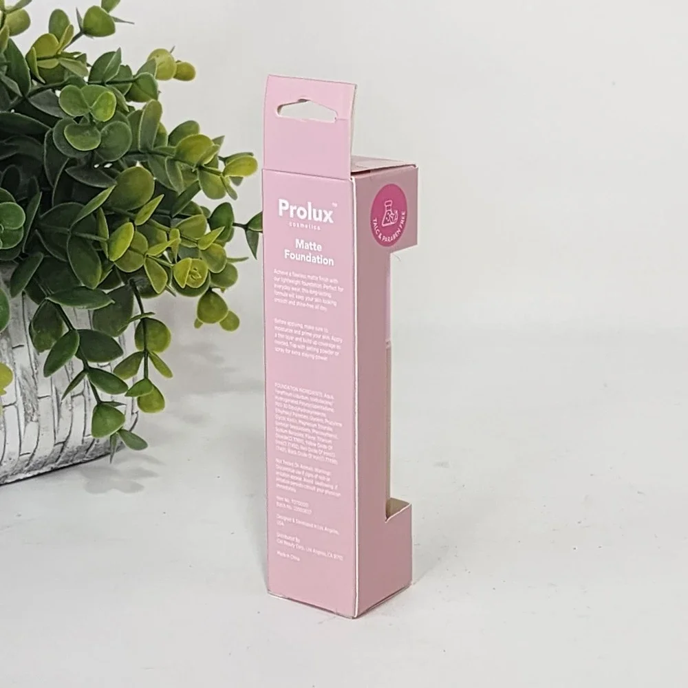 Prolux Cosmetics Matte Foundation Natural Shade - 1.35 fl oz / 40 mL - New